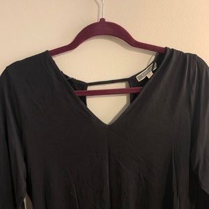 Pleione black tunic